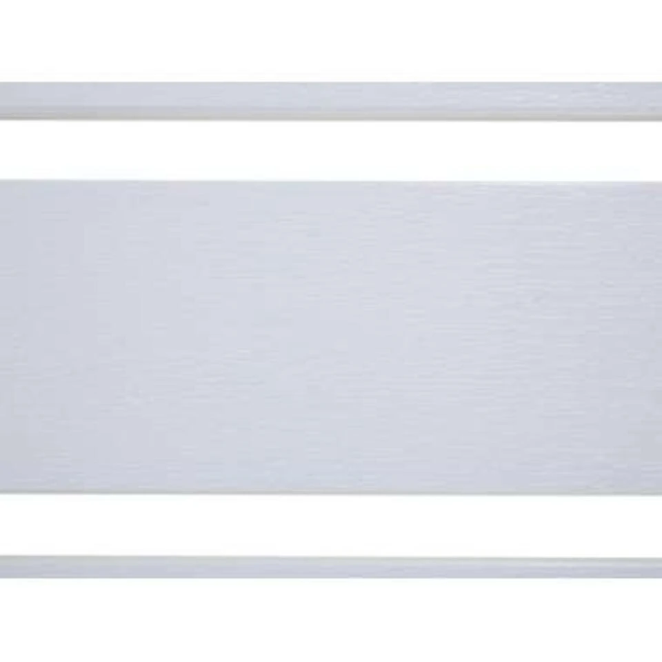 Beliani Tuinligstoel NARDO - Wit Kunsthout, Aluminium - Afbeelding 2