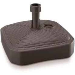 Prosperplast Parasolvoet - Vierkant - Rotan - Bruin - 12 L - 39 Cm