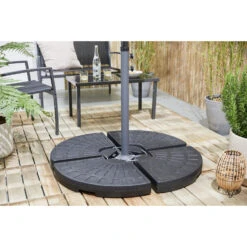 909 Outdoor Vulbaar Voetstuk Voor Parasol, 100 X 100 Cm