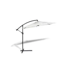 909 Outdoor Hangende Parasol Met Stalenframe In Wit