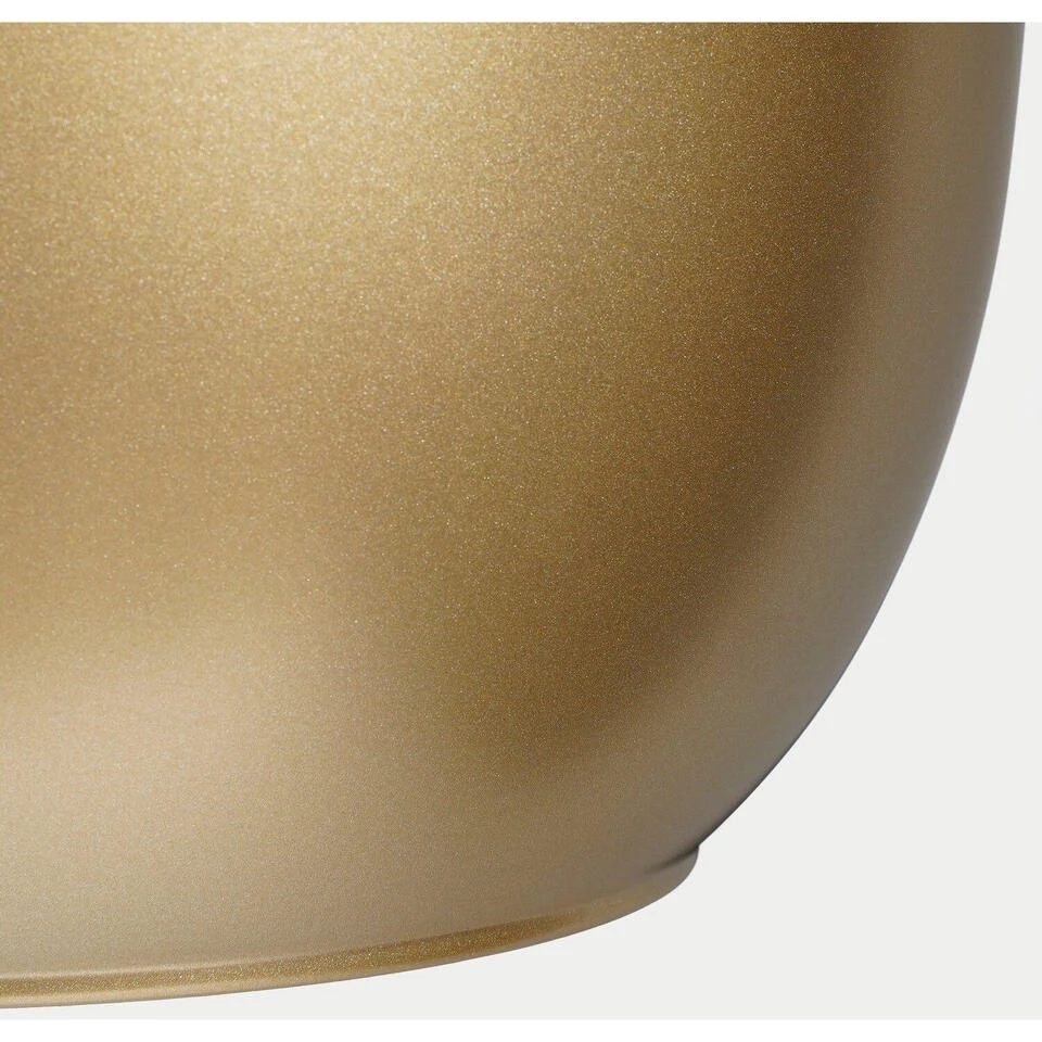 Mica Decorations Bloempot - Goud - Glanzend - Keramiek - 19 X 18 Cm - Afbeelding 2