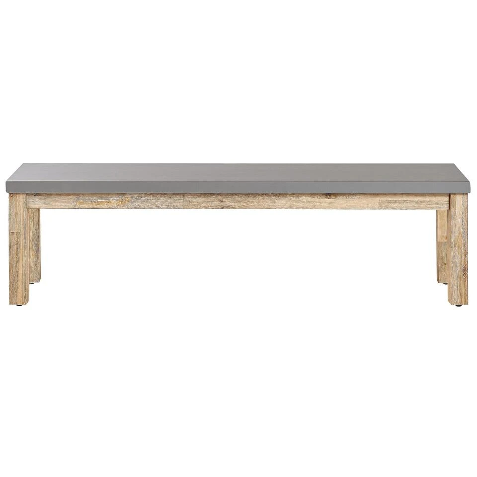 Beliani Tuinbank OSTUNI - Grijs Vezelcement