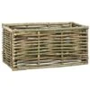 VidaXL Plantenbak Verhoogd 80x40x40 Cm Hazelaarhout