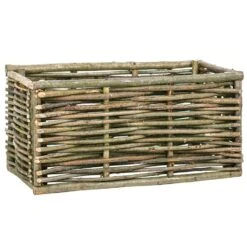 VidaXL Plantenbak Verhoogd 80x40x40 Cm Hazelaarhout
