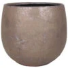 Floran Plantenpot - Bronskleurig - Keramiek - 14 X 10 Cm