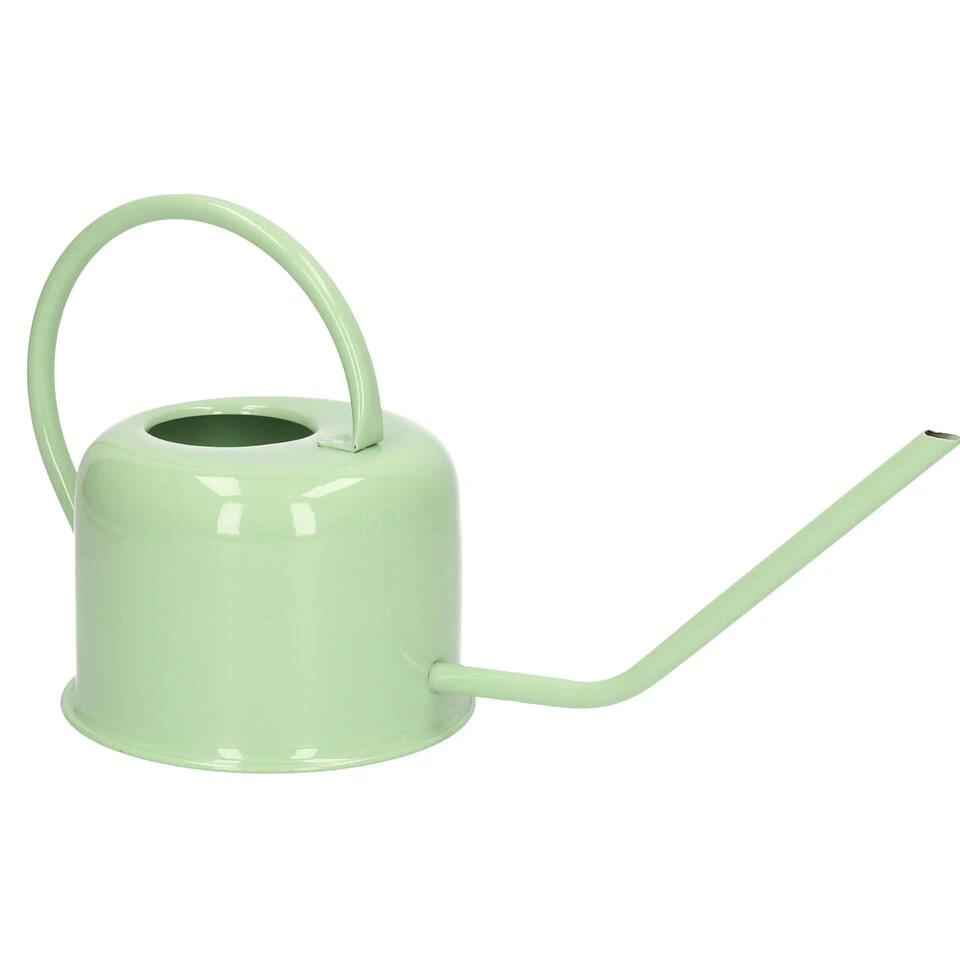 Gieter - Metaal - Retro - Groen - 1100 Ml - Afbeelding 2