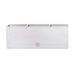 Prosperplast Plantenbak Rato - Wit - 30 L - 60 X 25 X 24 Cm