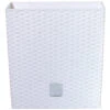 Prosperplast Plantenbak Rato - Wit - Rotan - Kunststof - 32 Cm