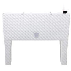 Prosperplast Plantenbak Rato - Wit - Op Pootjes - 80 X 33 X 62 Cm