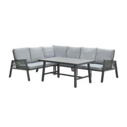 Garden Impressions Brendon Lounge Dining Set 4-delig L - Licht Grijs