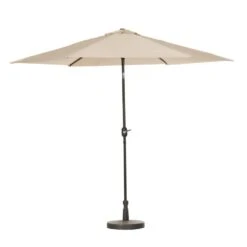 Madison - Parasol Tenerife Round Ecru - 300cm - Beige