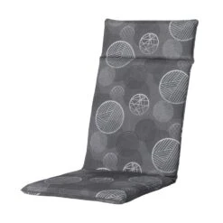 Madison - Hoge Rug - Circle Grey - 120x50 - Grijs