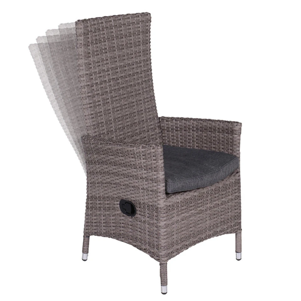 Garden Impressions Nice Verstelbare - Stoel Grijs - Afbeelding 4