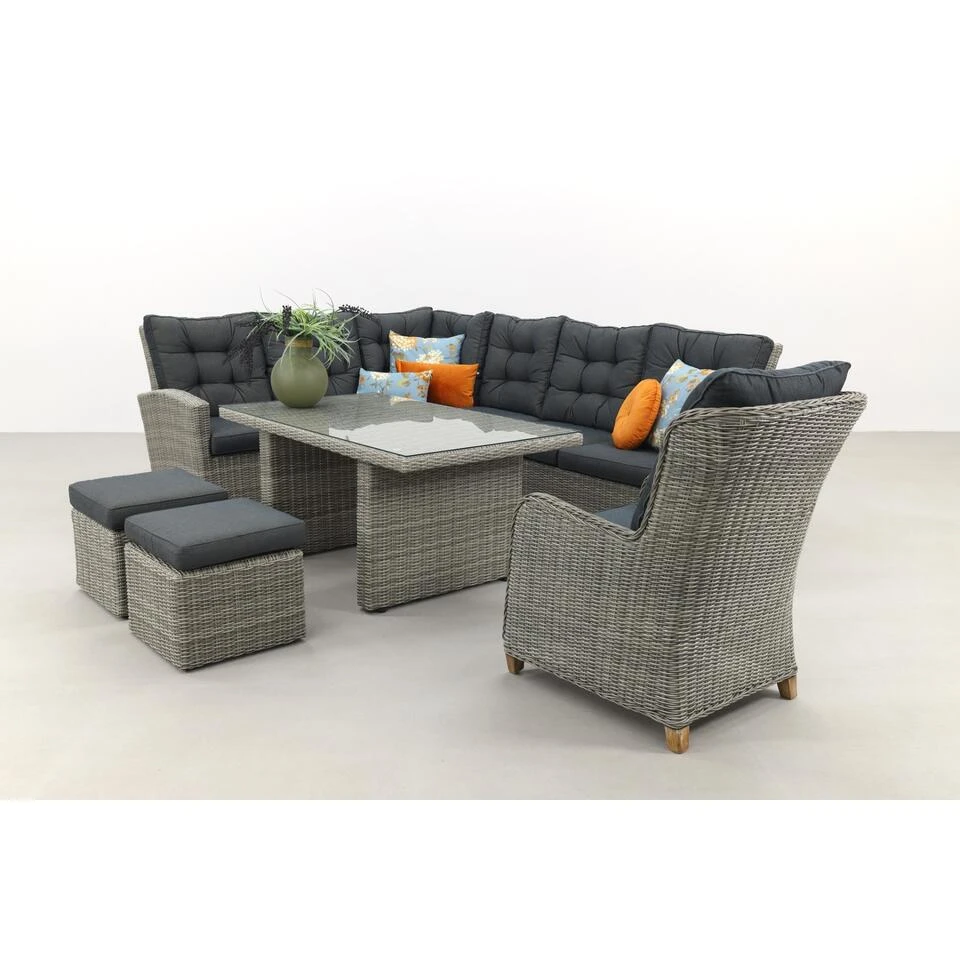 VDG - Lounge/diningset San Marino - Paloma Grijs + Tuinstoel - Afbeelding 3