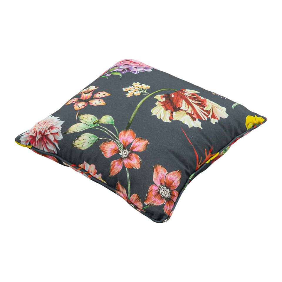 Madison - Sierkussen - Hortus Grey - 50x50 - Grijs - Afbeelding 2