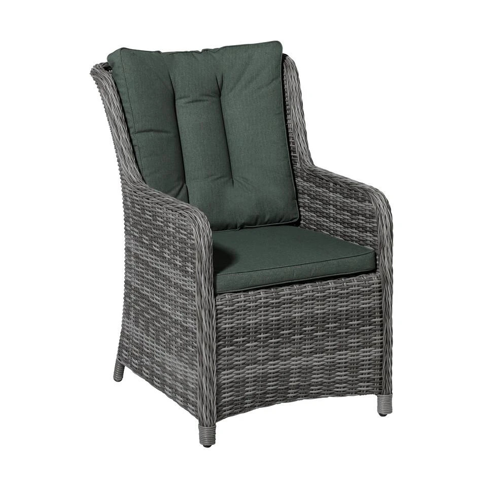 Madison Wicker - Dining Set Outdoor - Oxford Green - 46x95 - Afbeelding 2