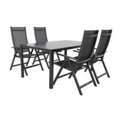 Kettler Loft/Easy 160 Cm. Tuinset - 5-delig Verstelbaar