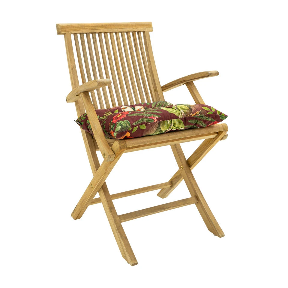 Madison - Zitkussen - Josie Bordeaux - 46x46 - Rood - Afbeelding 2