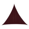 Hesperide Schaduwdoek Curacao - Driehoek - Bordeaux Rood - 3 X 3 M