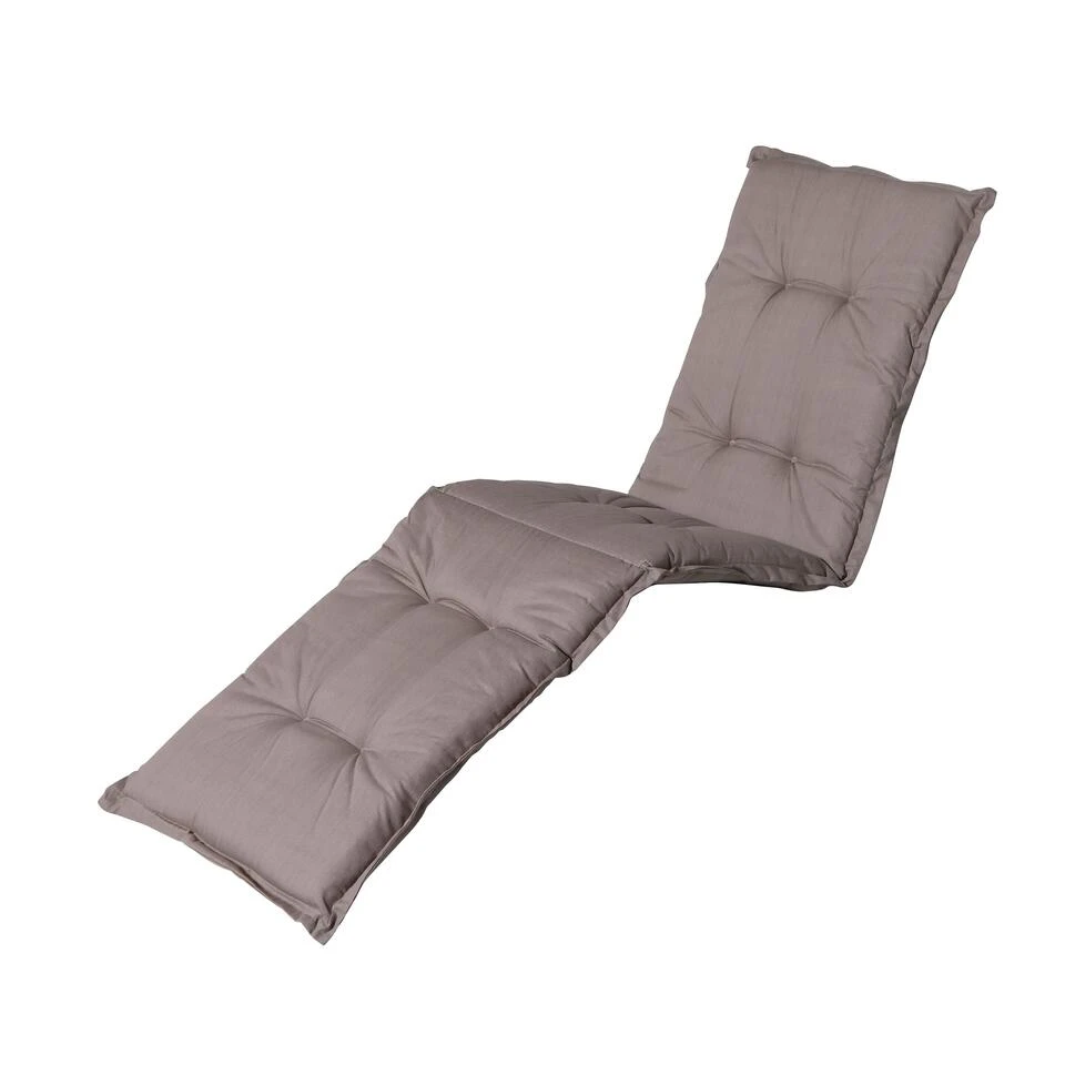 Madison Ligbedkussen - Basic Taupe - 200x60 - Bruin