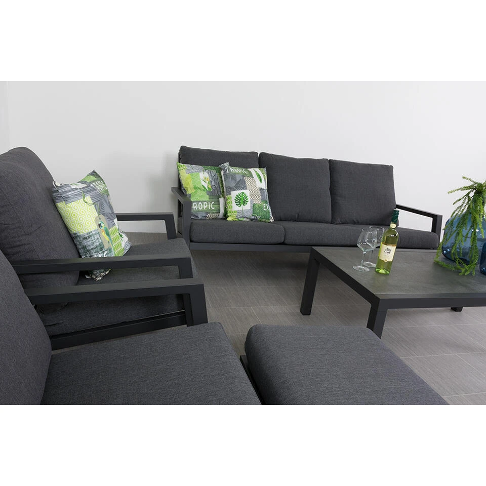 VDG Atlanta Loungeset - 5 Delig (inclusief Hocker) - Afbeelding 3