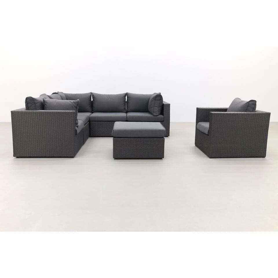 Suns Loungeset Parma - Inclusief Fauteuil - Antraciet - Afbeelding 4