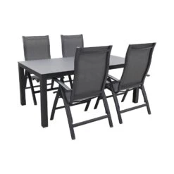 Suns New Castle Antraciet /Monte Vari Carbon Stone 180x100 Cm. Tuinset