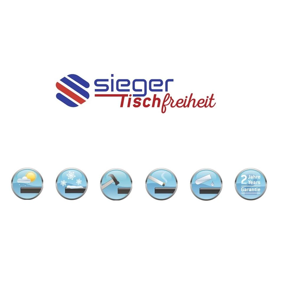 Sieger Klaptafel 70x115 Cm Antraciet - Afbeelding 4