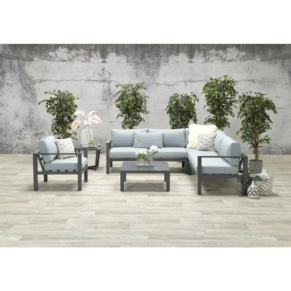 Garden Impressions Fora Loungestoel - Mint Grijs - Afbeelding 2