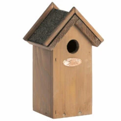 Best For Birds Vogelhuisje - Hout - Nestkastje Met Puntdak - 22 Cm