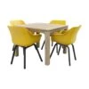 Hartman Sophie Tuinstoel Yellow/Rome Grey 100 Cm. - 5-delig