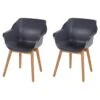 Set Van 2- Hartman Sophie Studio Diningstoel - Xerix - Teak Poot