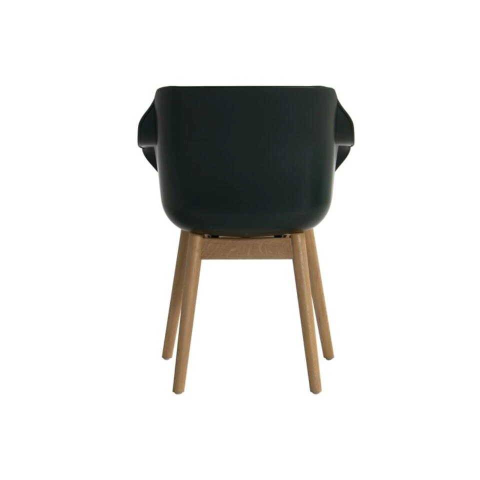 Set Van 2- Hartman Sophie Studio Diningstoel- Night Green- Teak Poot - Afbeelding 4