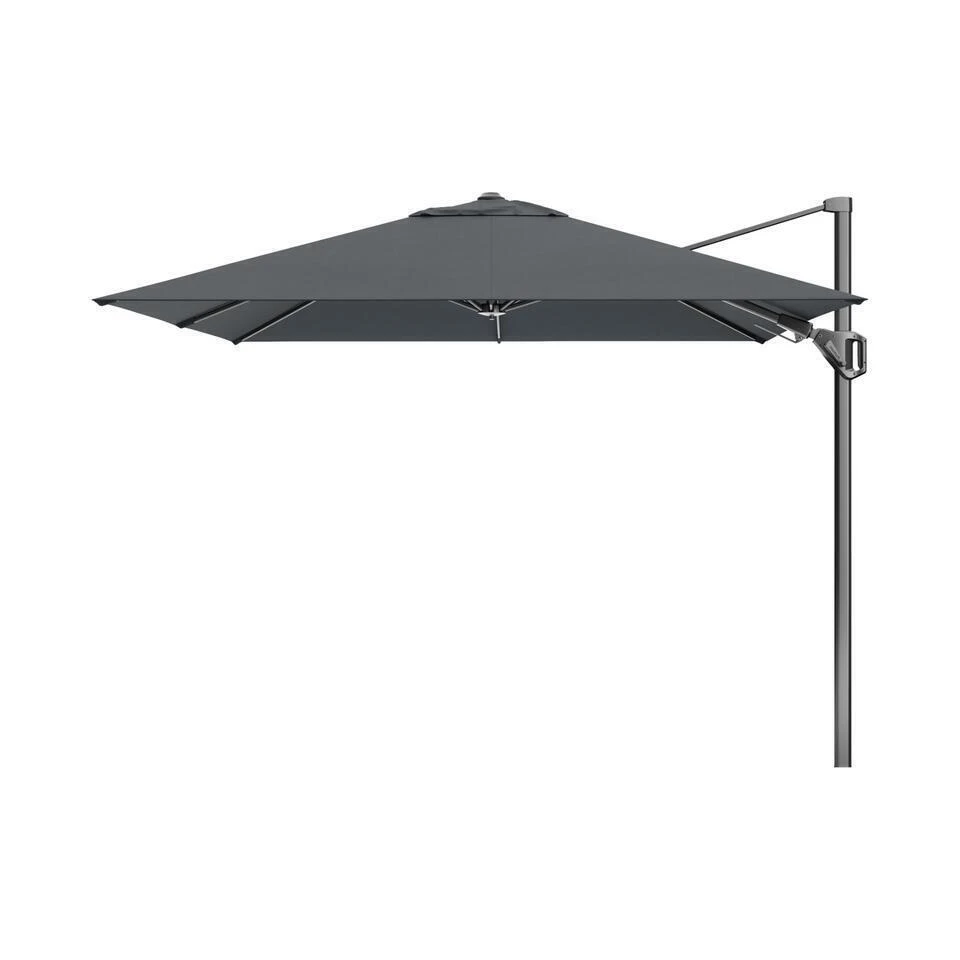 Platinum Voyager Vierkante Zweefparasol T2 2,7x2,7 M. - Antraciet