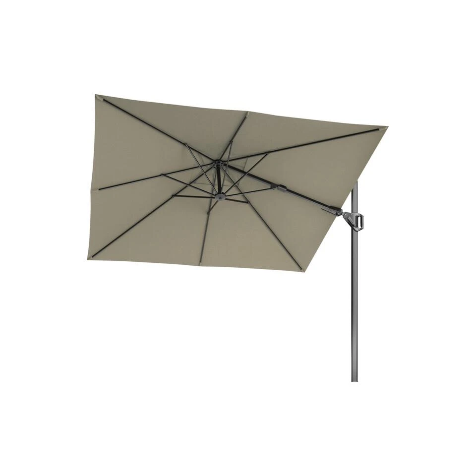 Platinum Voyager Zweefparasol T2 2,7x2,7 M. - Taupe Met Voet En Hoes - Afbeelding 3