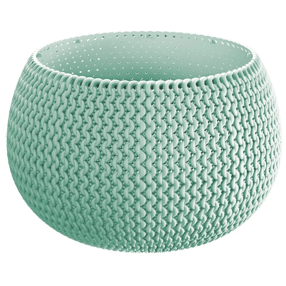 Prosperplast Plantenpot/bloempot - Kunststof - Mintgroen - D24 X H16 Cm