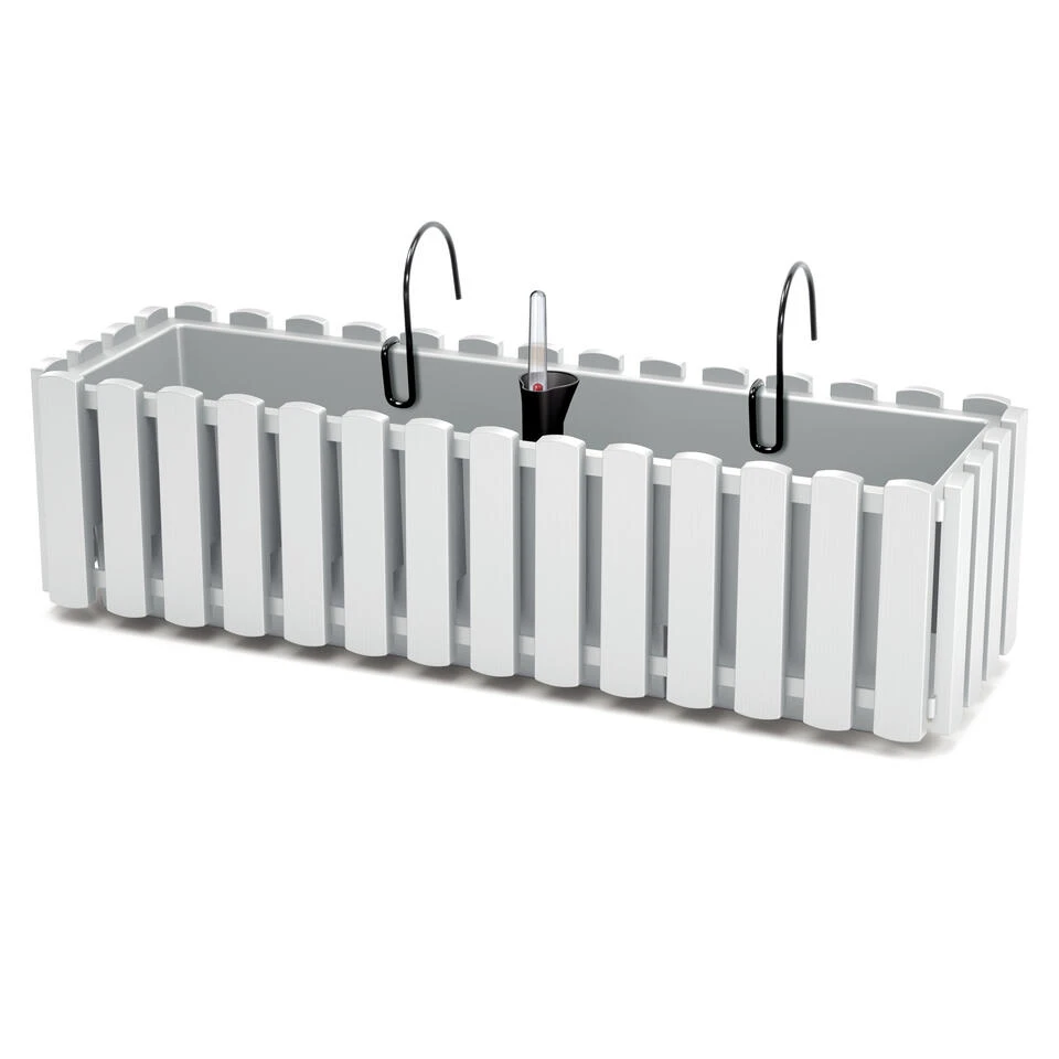 Prosperplast Plantenbak - Kunststof - 58x18x16 Cm - Parel Wit