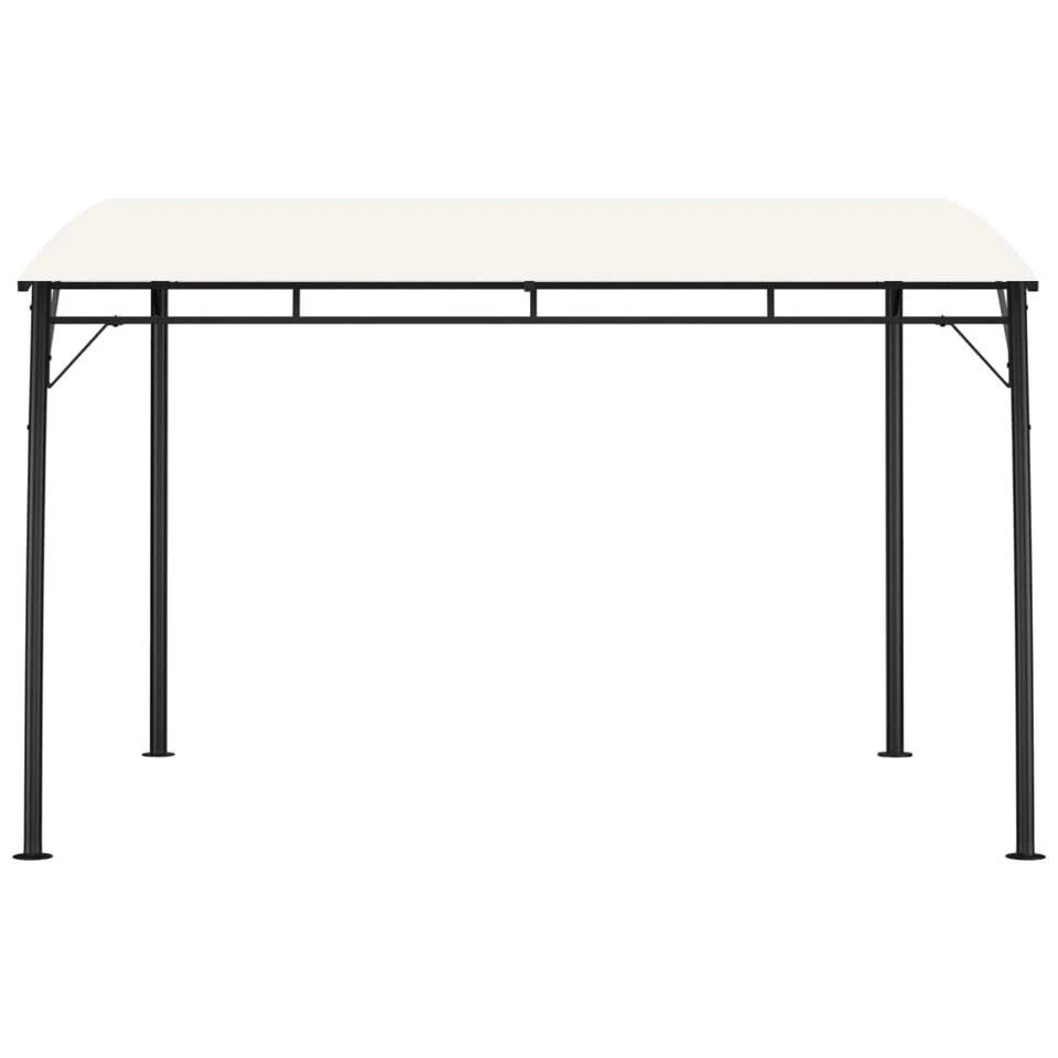 VidaXL Zonneluifel 3x3x2,55 M Crèmekleurig - Afbeelding 2