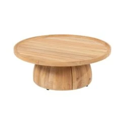 4SO Pablo Koffietafel - Teakhout - Ø80 Cm