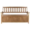 Beliani Tuinbank SOVANA - Lichte Houtkleur Acaciahout