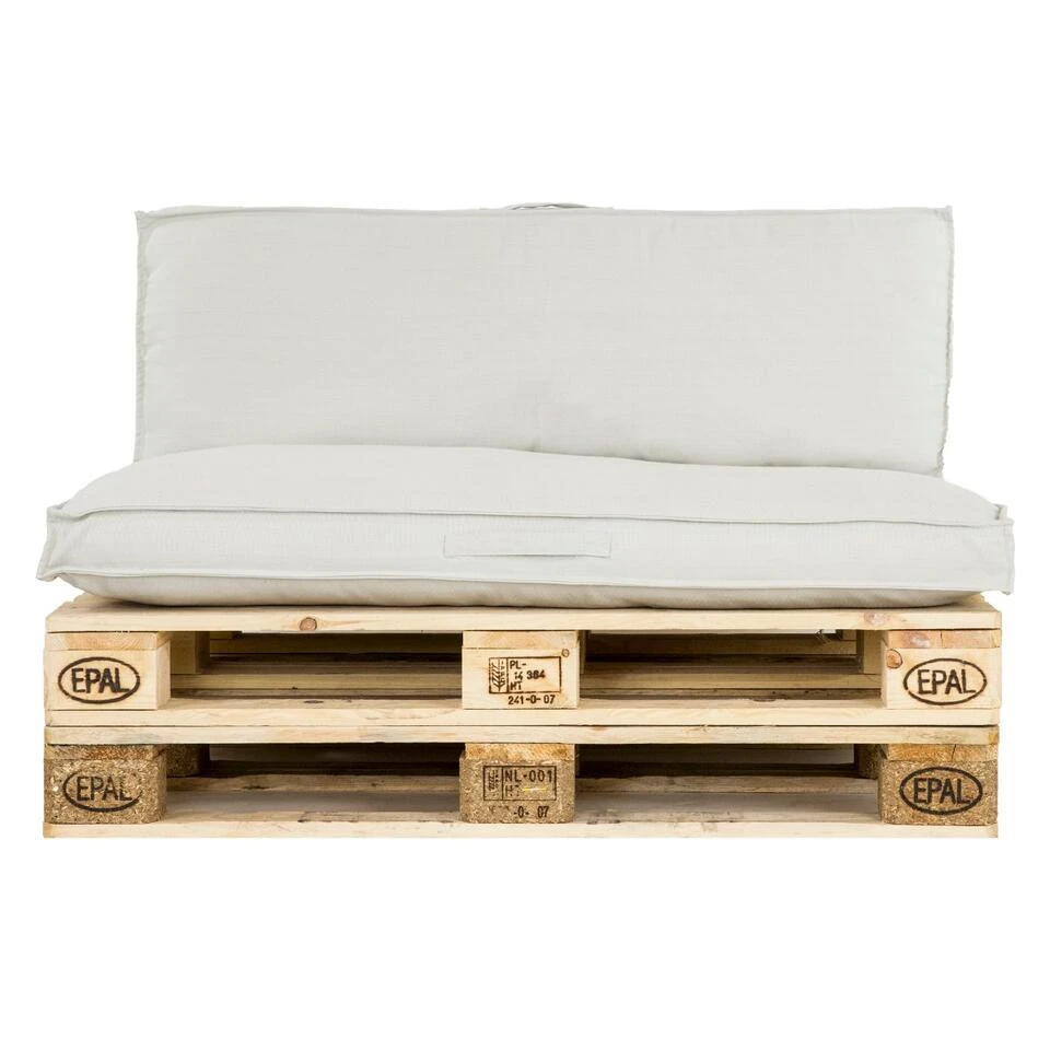 Unique Living Unique Zitkussen Luanda Licht Grijs - 120 X 80 Cm - Afbeelding 3