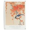 Tuinposter Ohara Koson Great Tit 80x60 Cm Oranje