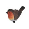 Merkloos Decoratie Tuinbeeld Vogeltje - Roodborstje - Polystone - 12 Cm