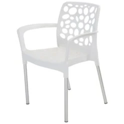 Bravo Stapelstoel Plastic - Kunststof - Wit