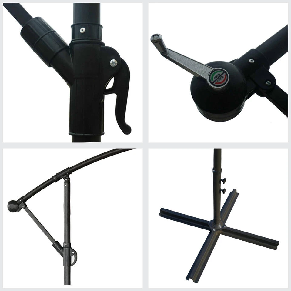 Happy Garden Schaduwzeilen OAHU - Zwart - Staal - Afbeelding 3