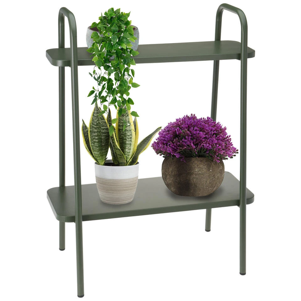 Pro Garden Plantenrek/plantentafel - Groen - Metaal - 50 X 26 X 66 Cm - Afbeelding 2