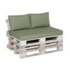 Madison Palletkussen Panama Outdoor Groen - 120 X 80cm