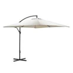 Garden Impressions Corfu Parasol 250x250 - Donker Grijs - Zand