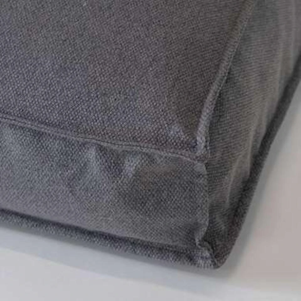 2L Home & Garden Loungekussen Metro Lounge Grijs - 60 X 60cm - Afbeelding 4