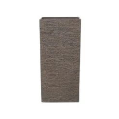 Beliani Plantenbak Voor Buiten GAZA - Bruin Stenenmix